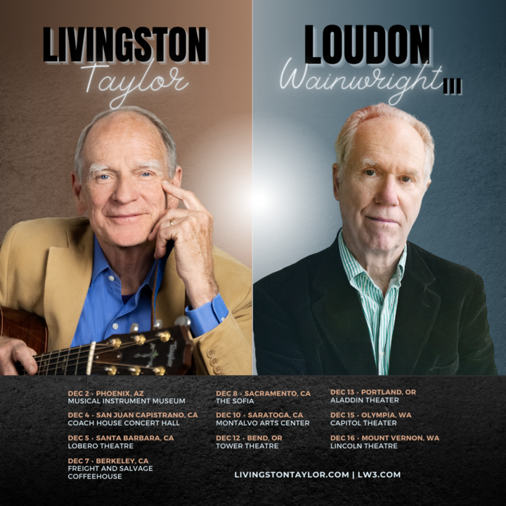 Livingston Taylor  Loudon Wainwright III - December 2024