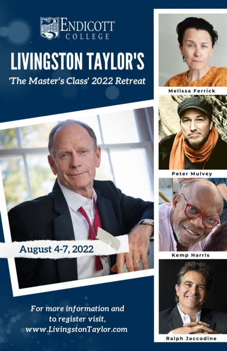 Join Livingston Taylor this August for a Retreat in Beverly MA